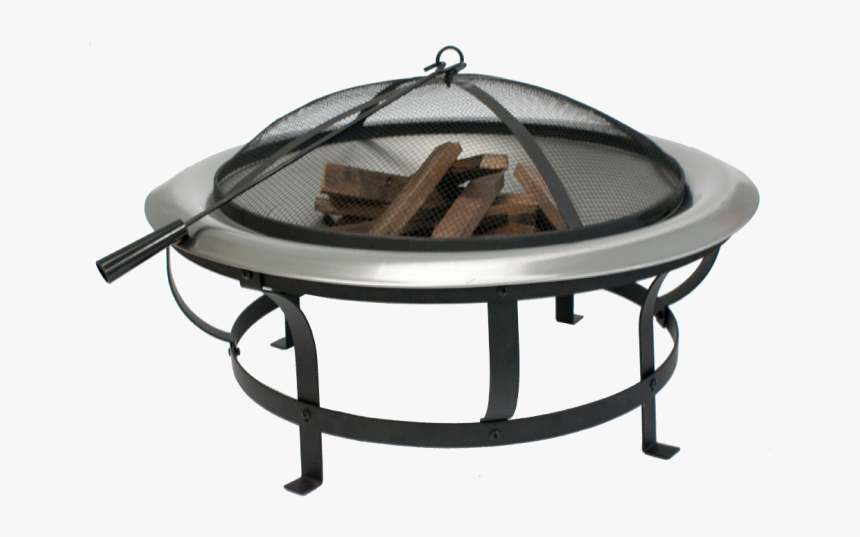 Stainless Steel Fire Pit Bgassfirebowl - Fire Pit, HD Png Download, Free Download