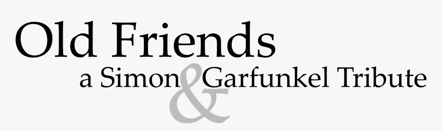 Old Friends Logo Png-black - Calligraphy, Transparent Png, Free Download