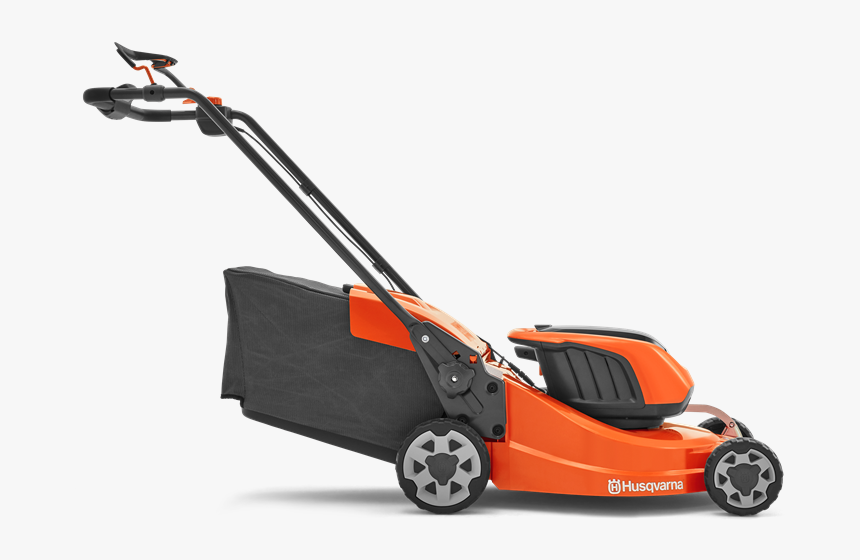 Zāles Pļāvējs Ar Melnu Grozu, Melnu Rokturi Un Akumulatoru - Lawn Mower, HD Png Download, Free Download