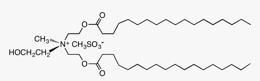 Redrawn Diesterquat Salt Related To Fabric Softeners - Esterquat Fabric Softener, HD Png Download, Free Download