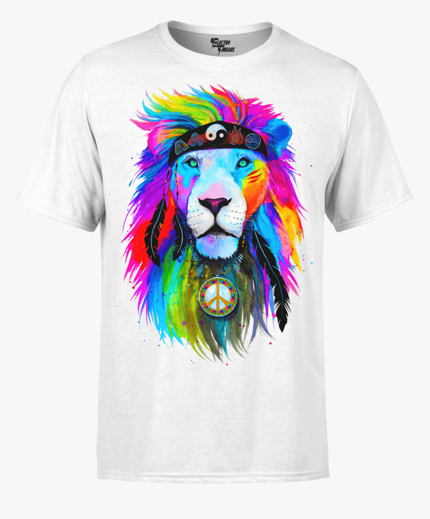 Hippie Lion Premium Cotton Crew Premium Supima Cotton - Hippy Lion, HD Png Download, Free Download