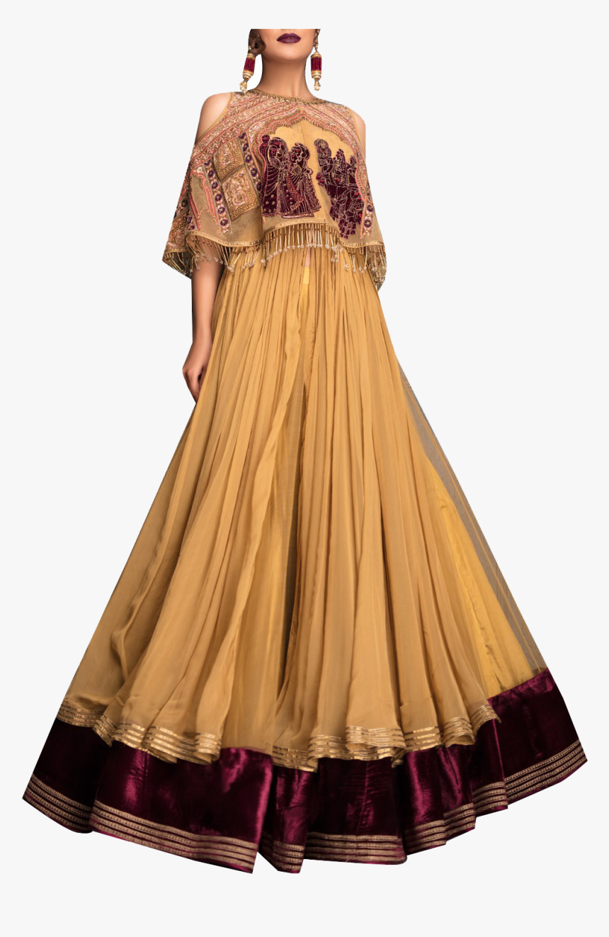 Anarkali Lehengas Transparent Png - Gown, Png Download, Free Download