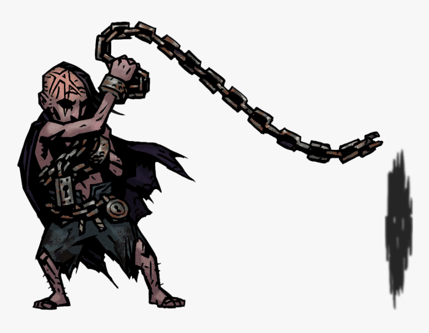 Abomination Sprite Attack Chain - Darkest Dungeon Crusader Sprites, HD Png Download, Free Download