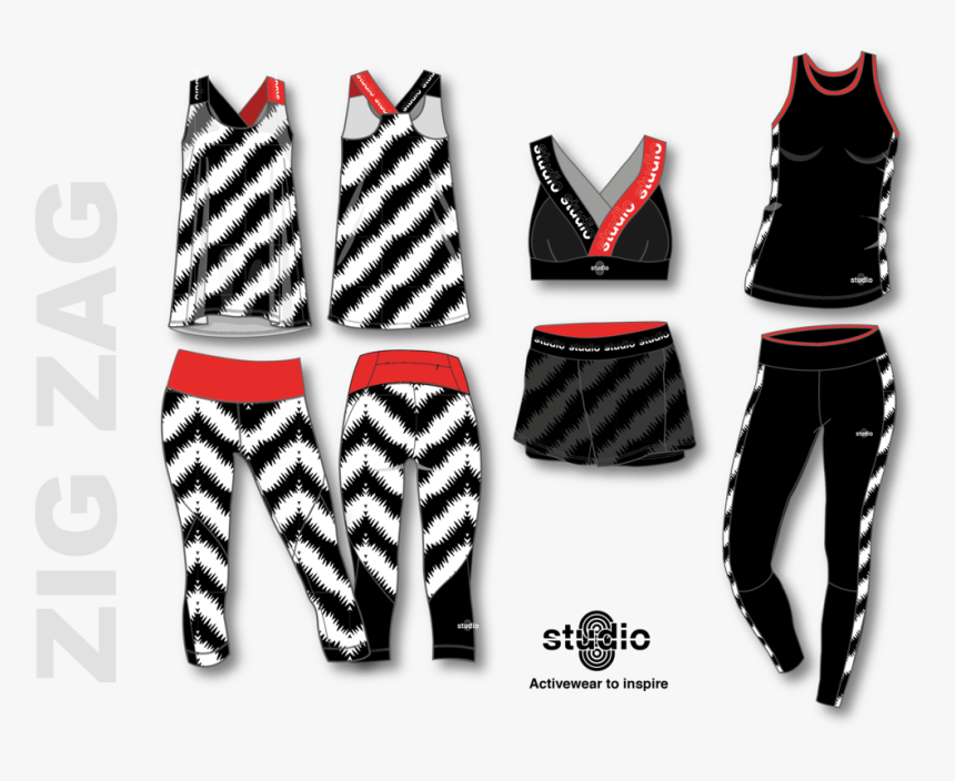 Studio 8 Zig Zag Range - Cheerleading Uniform, HD Png Download, Free Download