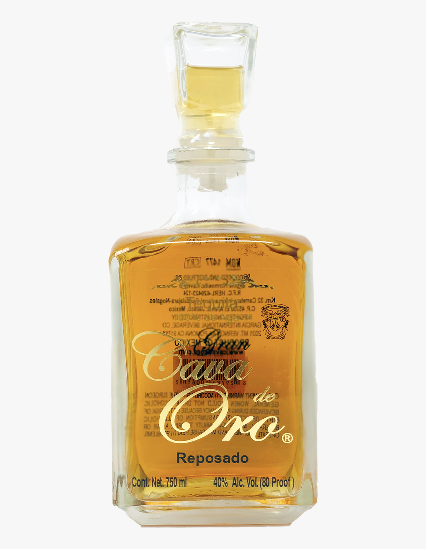 Cava De Oro Reposado Tequila , Png Download - Tennessee Whiskey, Transparent Png, Free Download