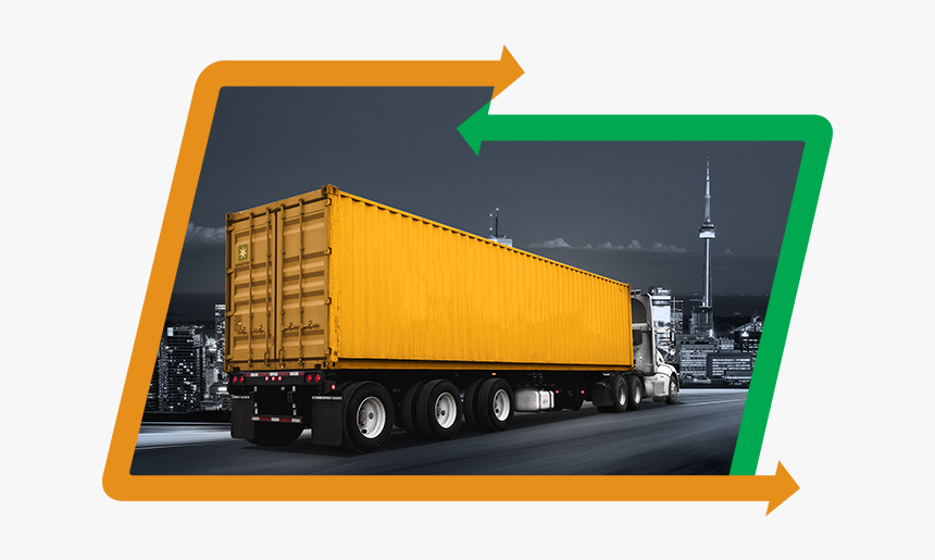 Adams Cargo Truck Driving Across Ontario - Trailer Truck, HD Png Download, Free Download