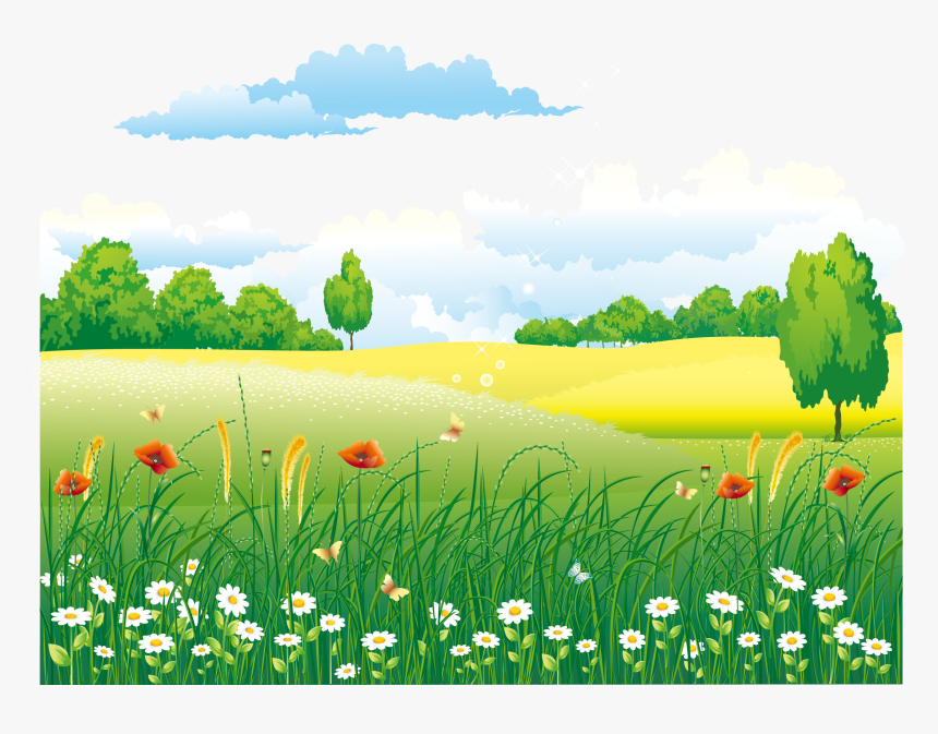 Vector Nature Scenery - Png Image Of Scenery, Transparent Png, Free Download