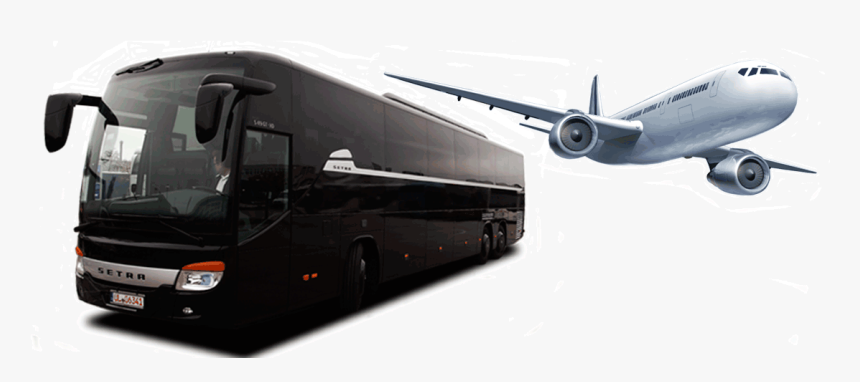 Flight And Bus Png, Transparent Png, Free Download