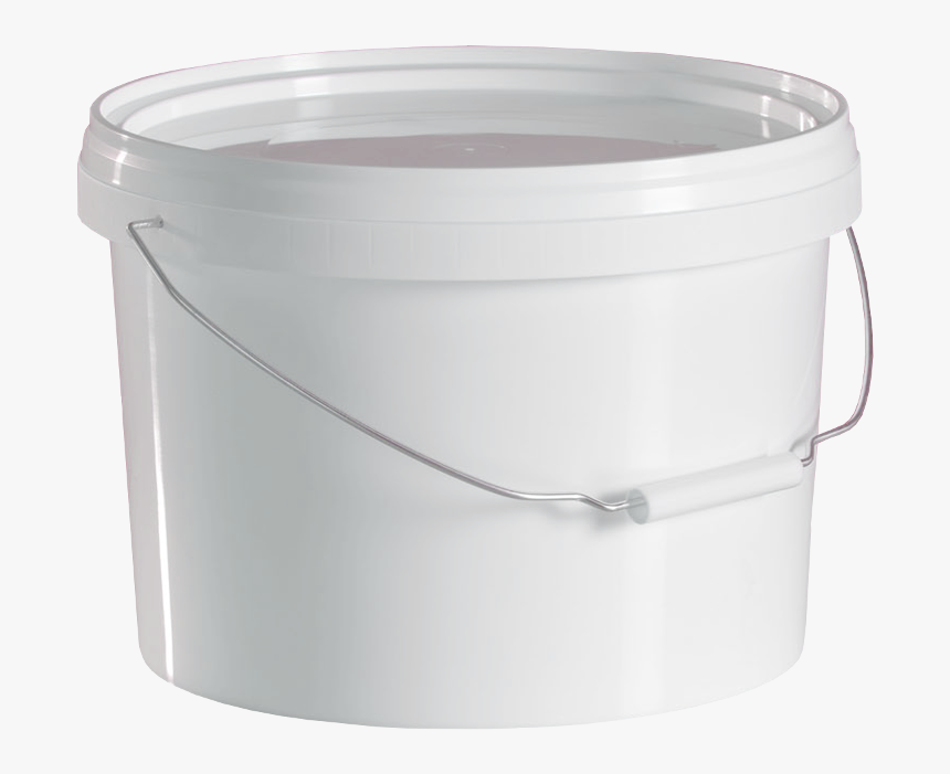 Bucket Transparent Food Grade Plastic - Lid, HD Png Download, Free Download