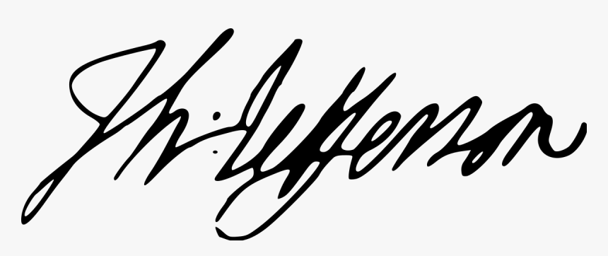 Thomas Jefferson Signature Transparent, HD Png Download, Free Download