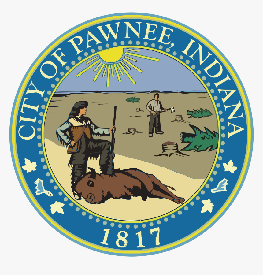 Nancy And Steve Move - Pawnee Parks And Rec Logo, HD Png Download, Free Download