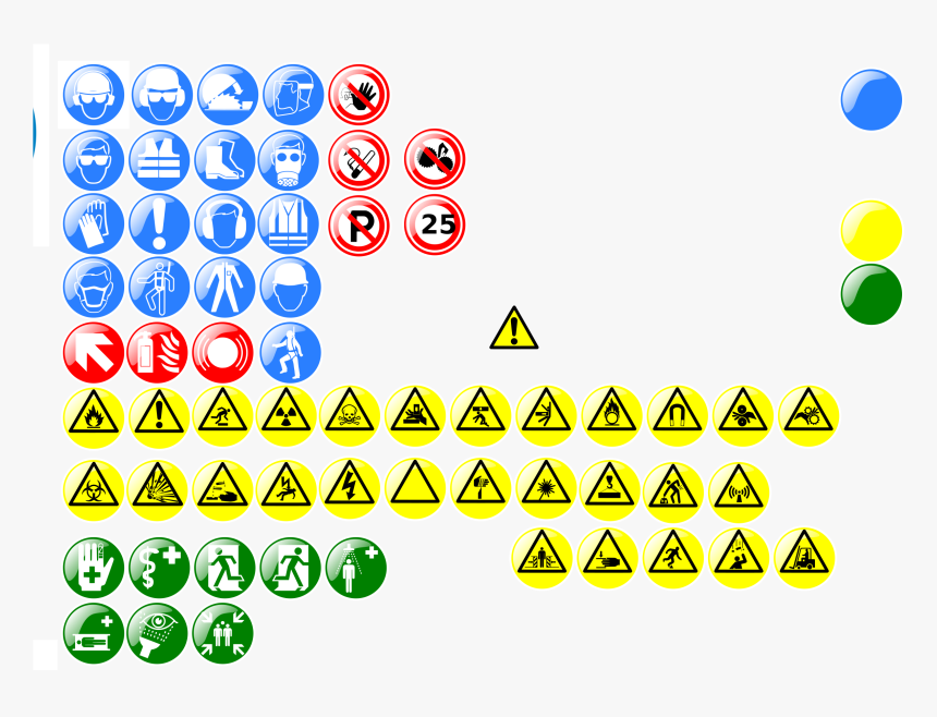 Safety Symbols Clip Arts - Site Safety Symbols Transparent, HD Png Download, Free Download