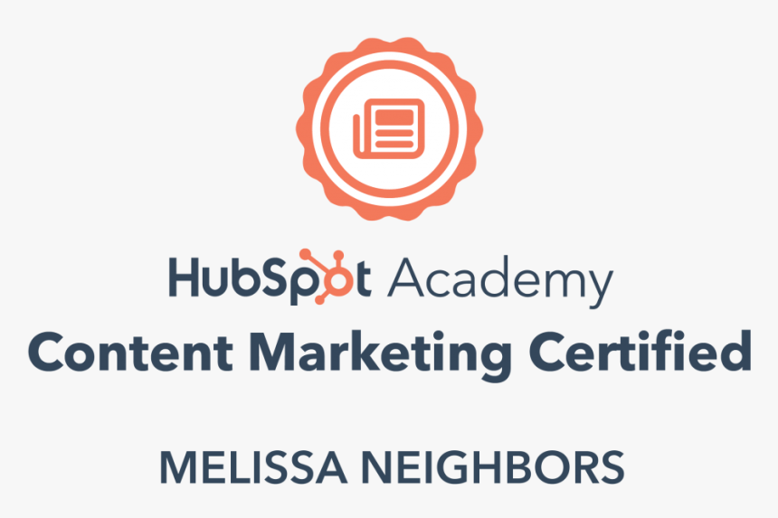 Hubspot Academy Certification Sample, HD Png Download, Free Download