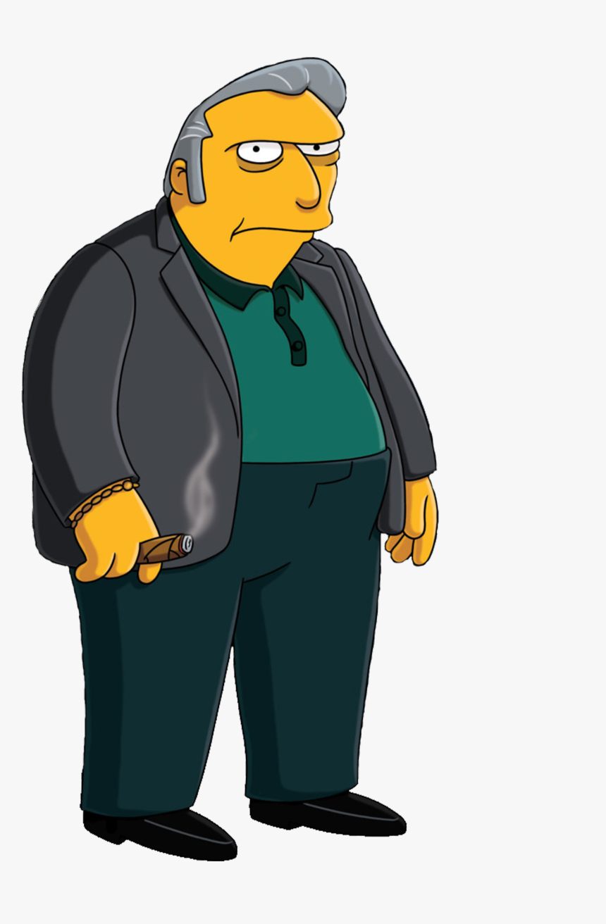 Die Simpsons Fat Tony , Png Download - Fat Tony Simpsons, Transparent Png, Free Download