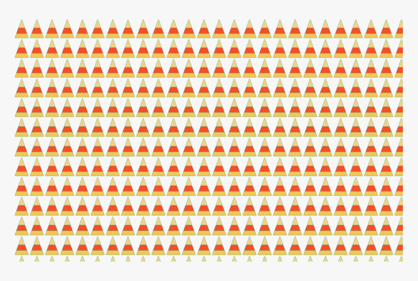 Candy Corn Seamless Pattern - Coquelicot, HD Png Download, Free Download