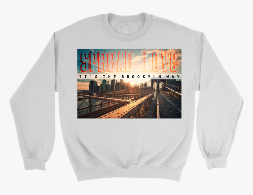 Notorious Big Brooklyn Spread Love Biggy Smalls Crewneck - Sweatshirt, HD Png Download, Free Download