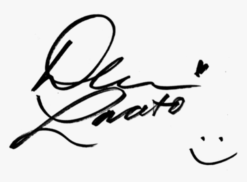 Demi Lovato Signature Png , Png Download - Demi Lovato Signature Png, Transparent Png, Free Download