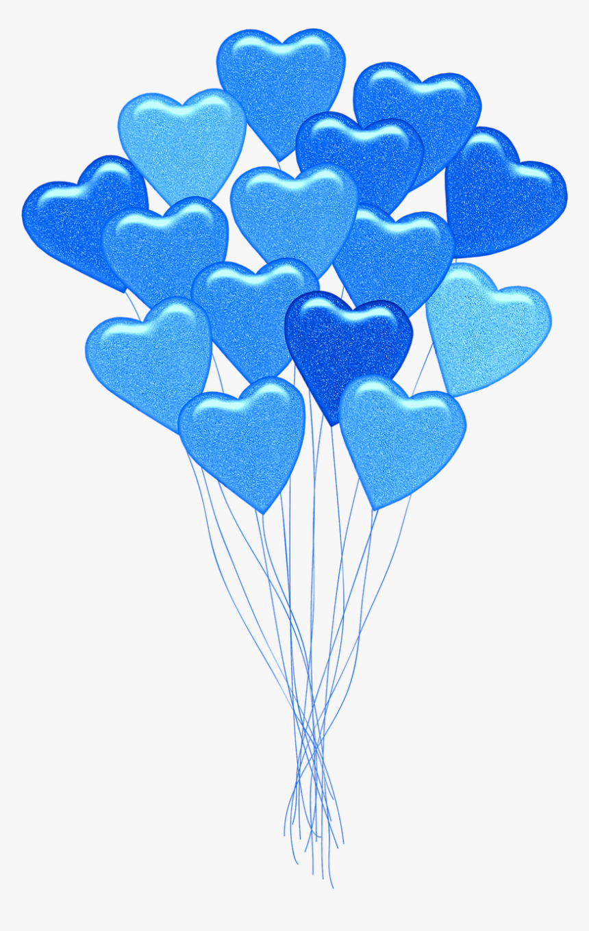 Blue Heart Balloon, HD Png Download, Free Download