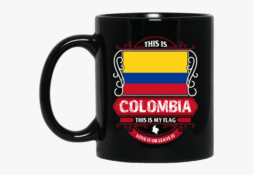 Colombia Mug Mug Colombia Flag This Is My Flag Love - Beer Stein, HD Png Download, Free Download