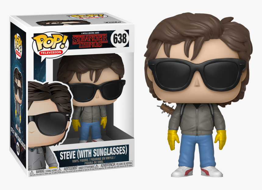 Funko Pop Stranger Things Steve With Sunglasses, HD Png Download, Free Download