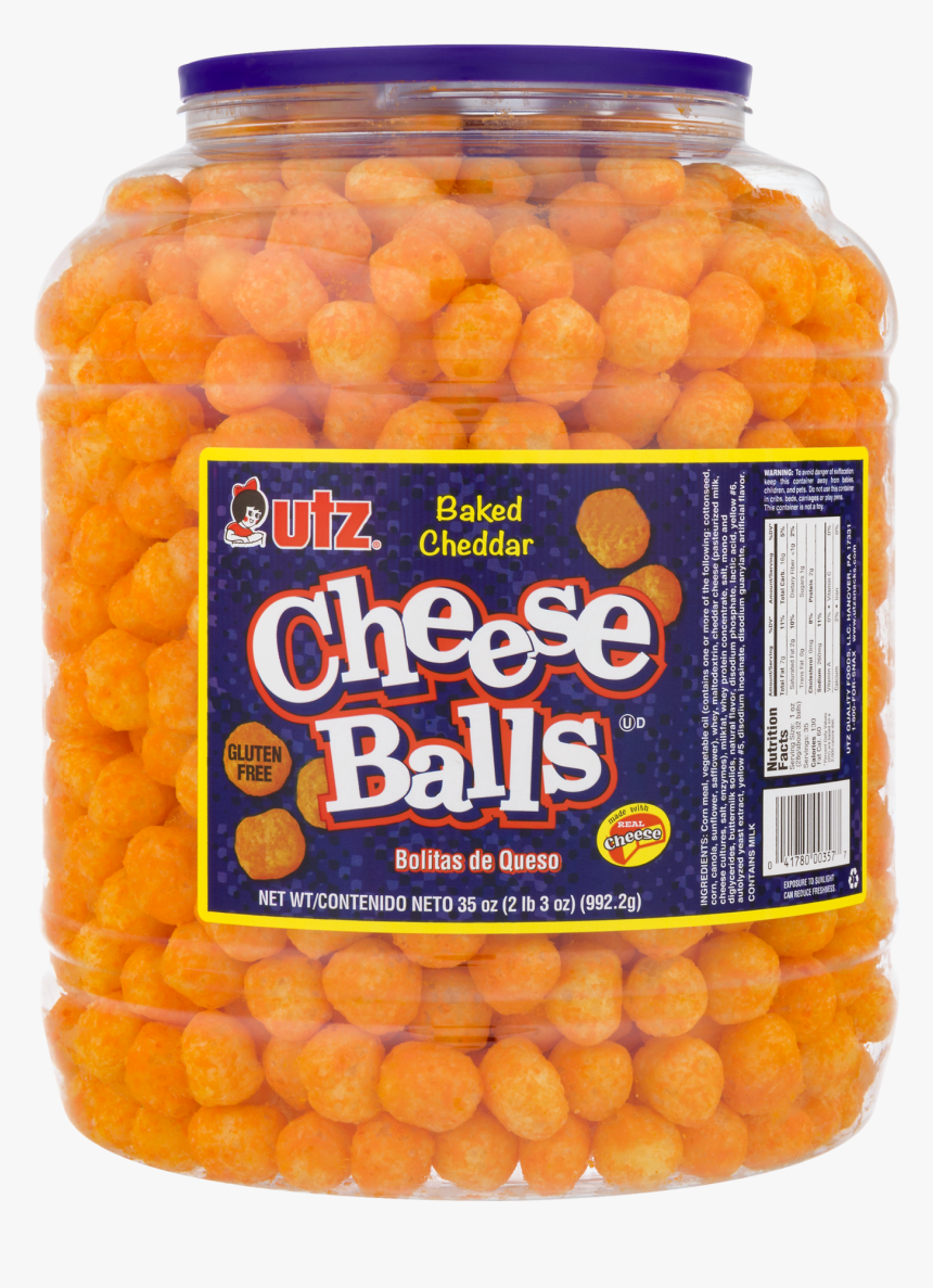 Cheese Balls Png - Cheese Ball Utz, Transparent Png, Free Download