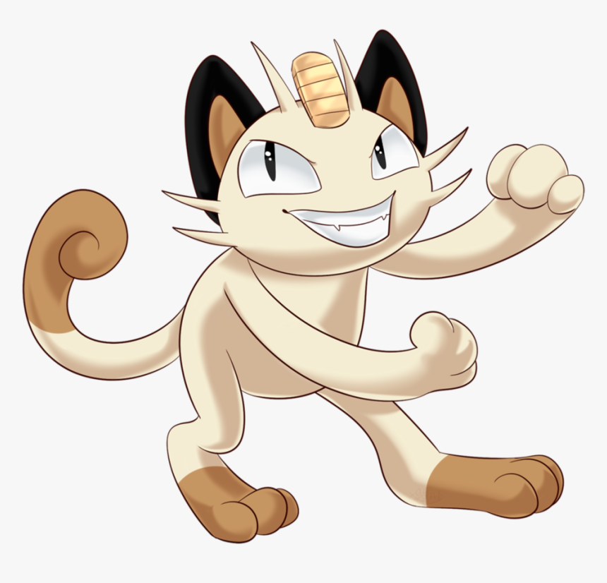 Meowth Transparent Normal - Cartoon, Hd Png Download - Kindpng