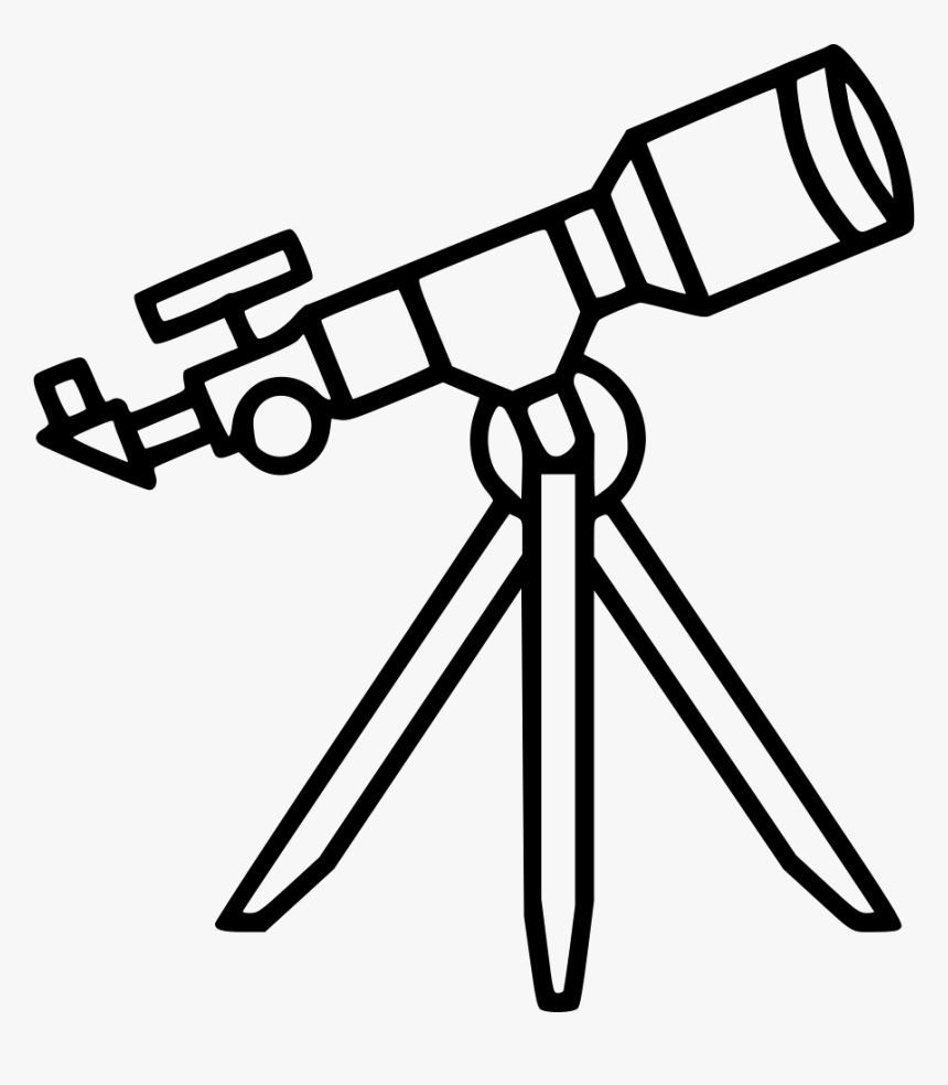 Telescope - Line Art, HD Png Download, Free Download