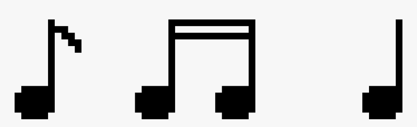 Pixel Note Music Png, Transparent Png, Free Download