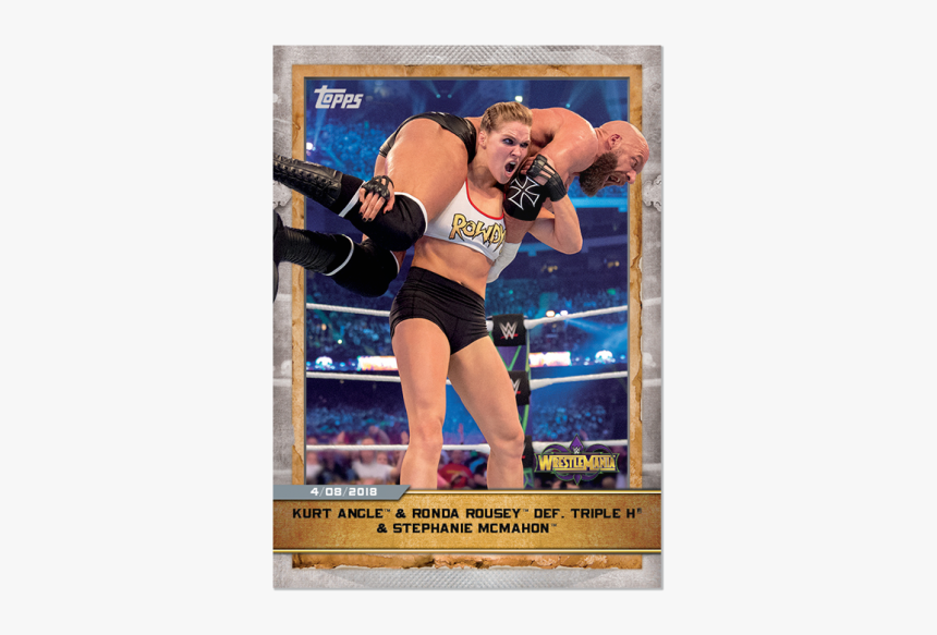 Kurt Angle™ & Ronda Rousey™ Def - Ronda Rousey Vs Man Wwe, HD Png Download, Free Download