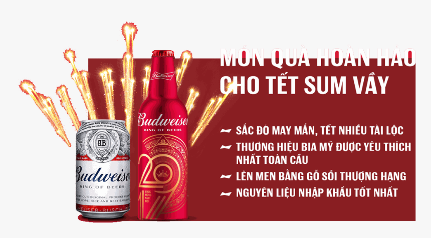 Budweiser Lon 330ml - Glass Bottle, HD Png Download, Free Download