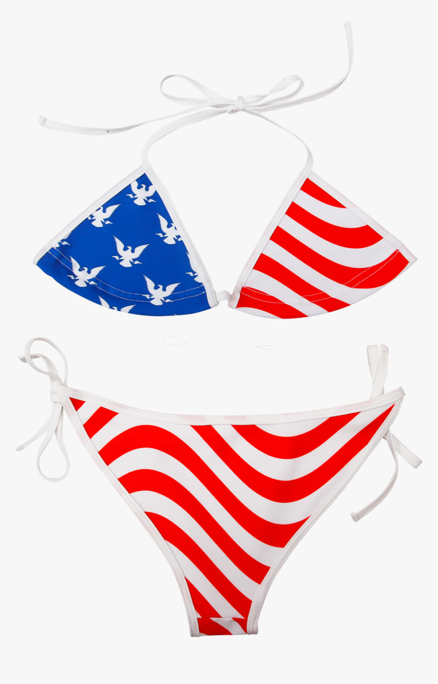 Usa Flag Bikini - Swimsuit Bottom, HD Png Download - kindpng