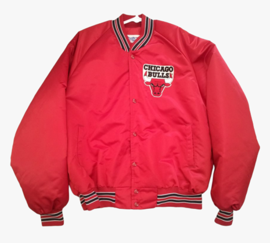 Vintage 80"s Chalk Line Chicago Bulls Satin Jacket - Sweatshirt, HD Png Download, Free Download