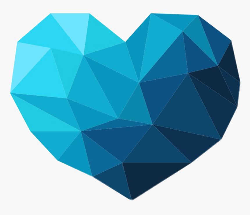 Heart Polygon Png , Png Download - Polygon Heart Png, Transparent Png, Free Download
