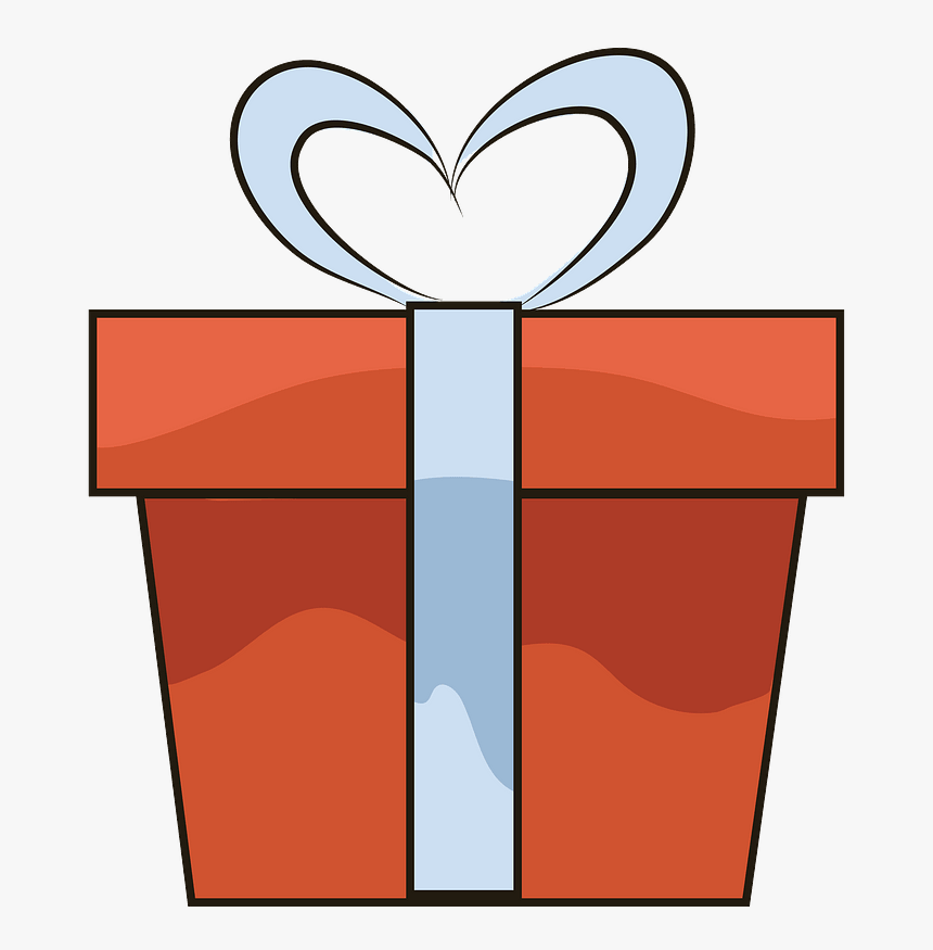 Red Gift Box Clipart, HD Png Download, Free Download