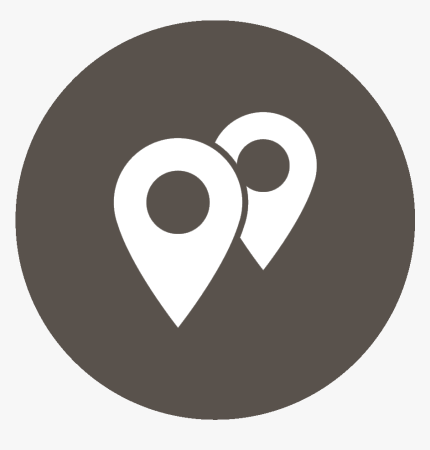 Click The Icon On The Left To Get Directions/distance - Distance Icon Png, Transparent Png, Free Download