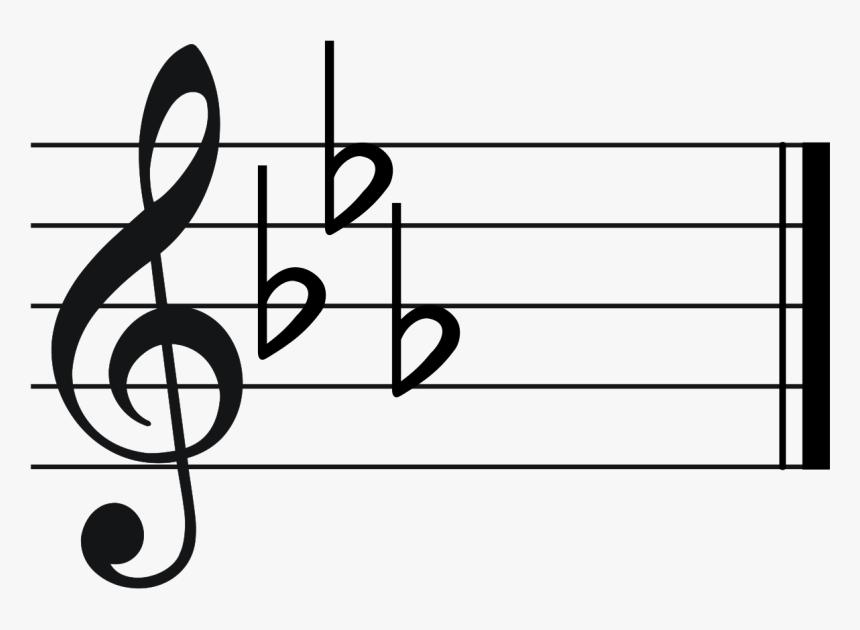 E Flat Key Signature, HD Png Download, Free Download