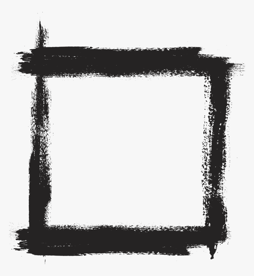 Brush Square Png, Transparent Png, Free Download