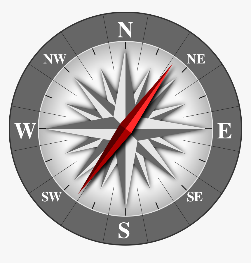 Compass Clip Arts - Compass Pointing North East, HD Png Download, Free Download