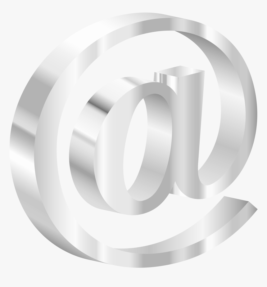 At Sign, @ Png - Gold At Sign Transparent, Png Download, Free Download