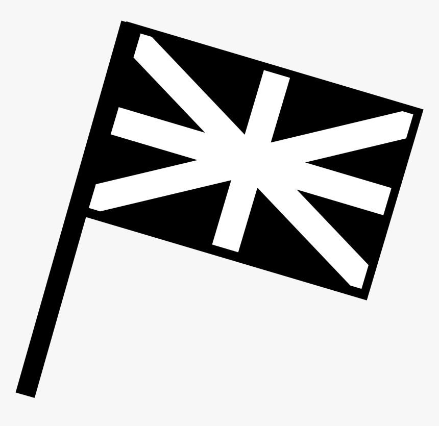 Drapeau-gb Clip Arts - British Flag Clipart Black And White, HD Png Download, Free Download