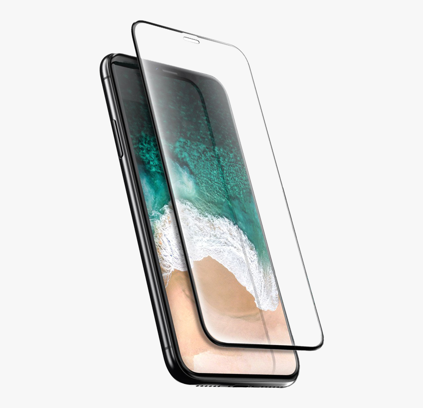 Apple Iphone X/xs/11 Pro Tempered Glass Black Bezel"
 - Black Tempered Glass For Iphone X, HD Png Download, Free Download
