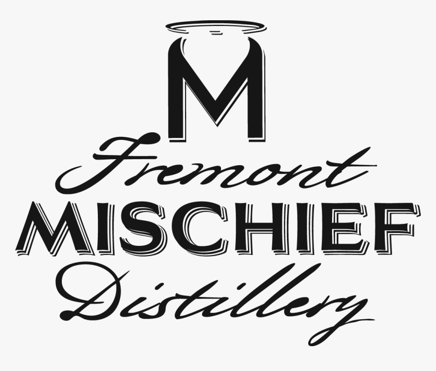 Fremont Mischief Distillery Word Art Only Logo Black - Calligraphy, HD Png Download, Free Download