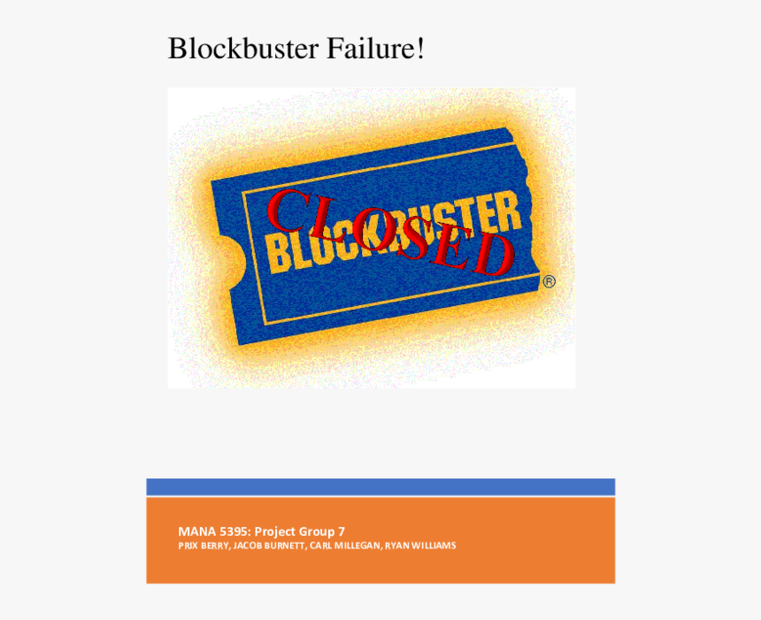 Blockbuster, HD Png Download, Free Download