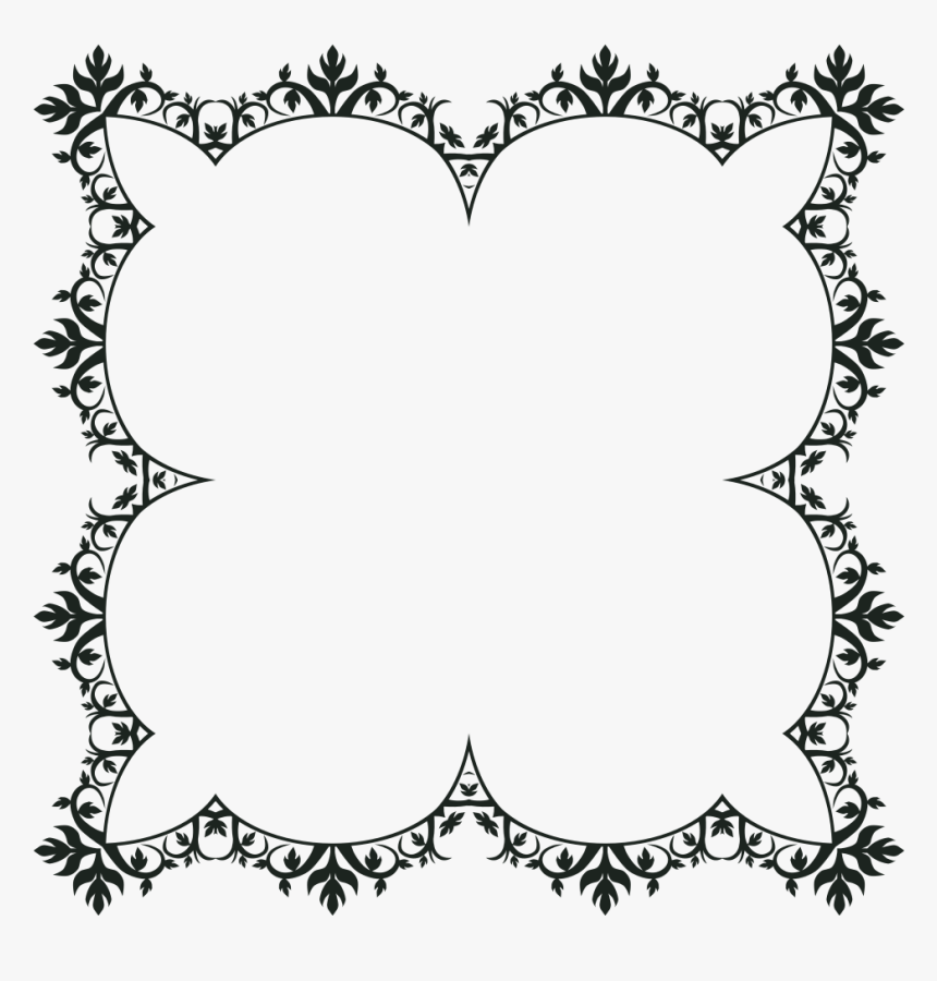 Ornament Frame Extended - Ornament Frame Pattern Png, Transparent Png, Free Download