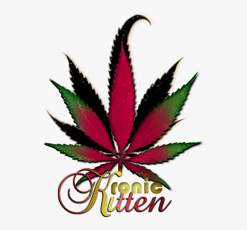 Kronic Kitten Cannabis Logo Designed By Niche - Illustration, HD Png Download, Free Download