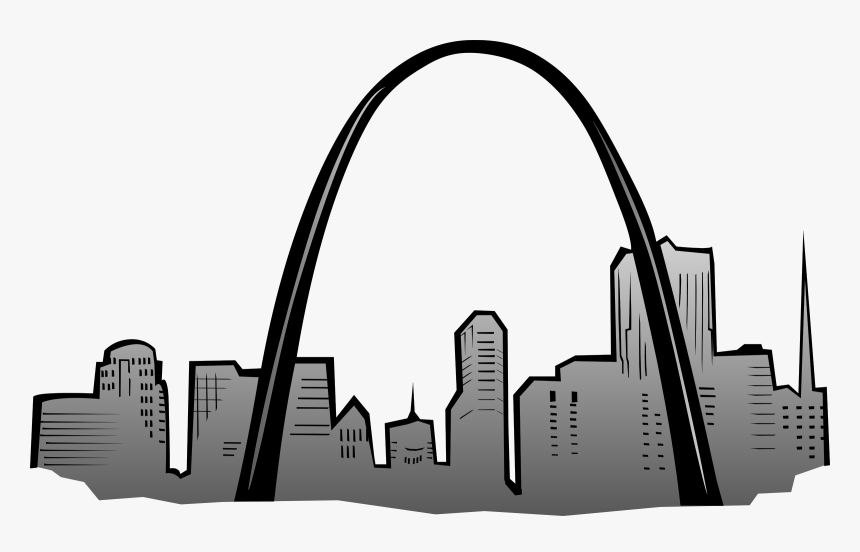 Transparent Houston Skyline Outline Png - Clip Art St Louis Arch, Png Download, Free Download