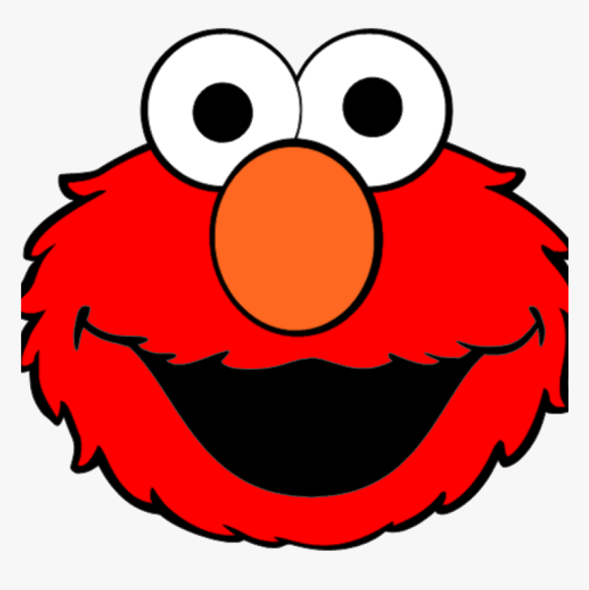 Animal Hatenylo Com Clip Art Images Panda - Sesame Street Elmo Head, HD Png Download, Free Download