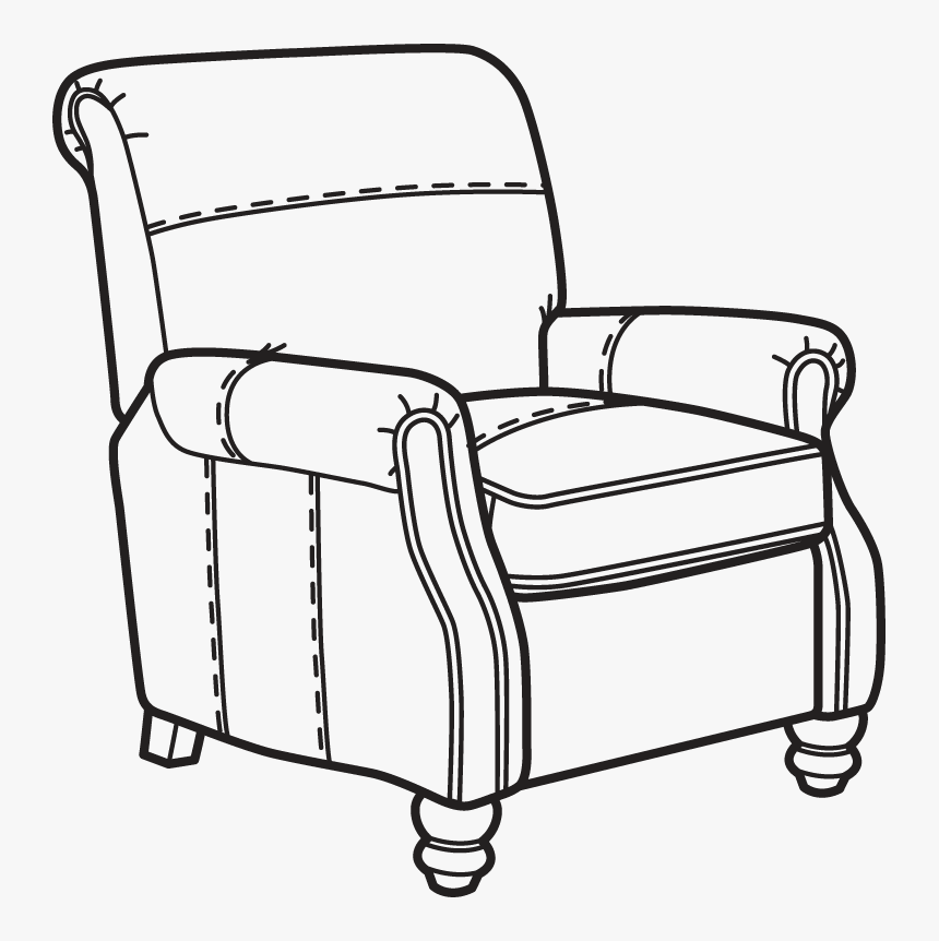 Bay Bridge Nuvo Power High-leg Recliner Without Nailhead - Recliner, HD Png Download, Free Download