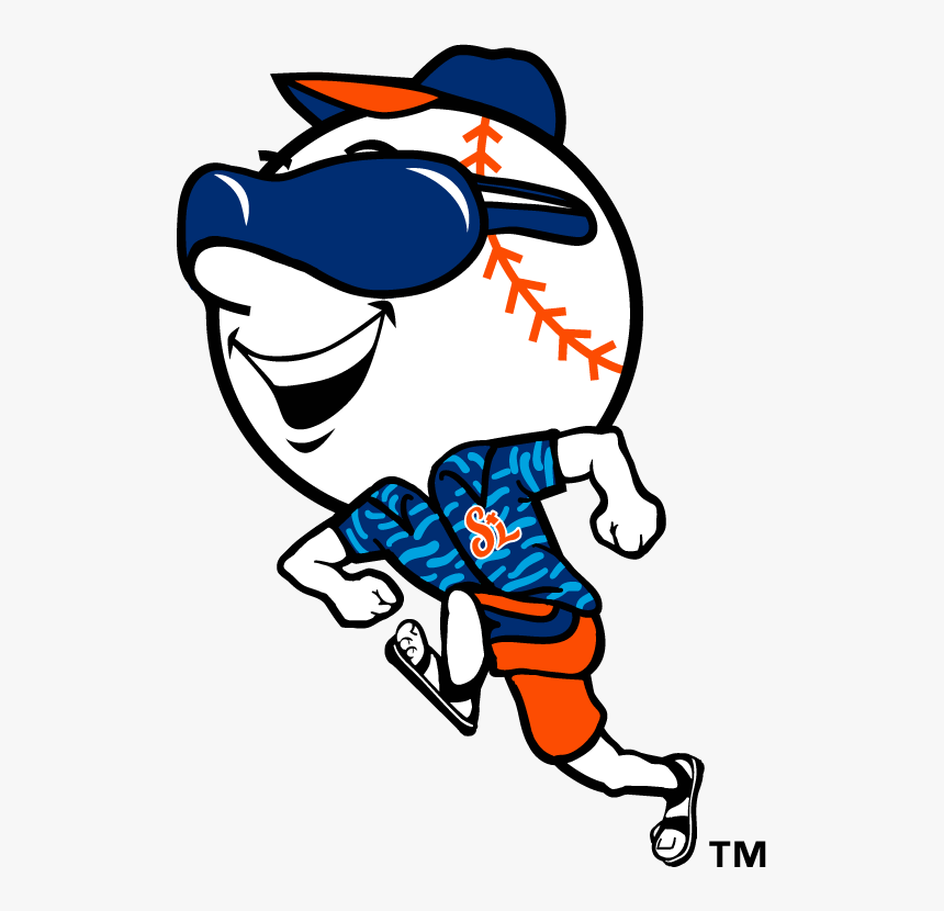 Mr Met On Vacation In Port St - St Lucie Mets Logo, HD Png Download, Free Download