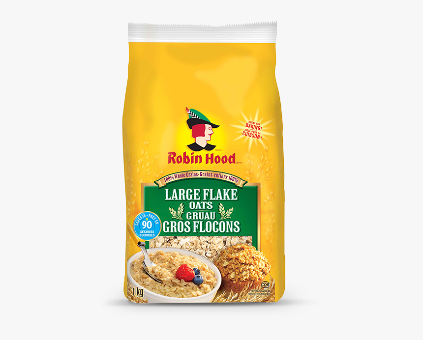 Large Flake Oats - Robin Hood Oats, HD Png Download, Free Download